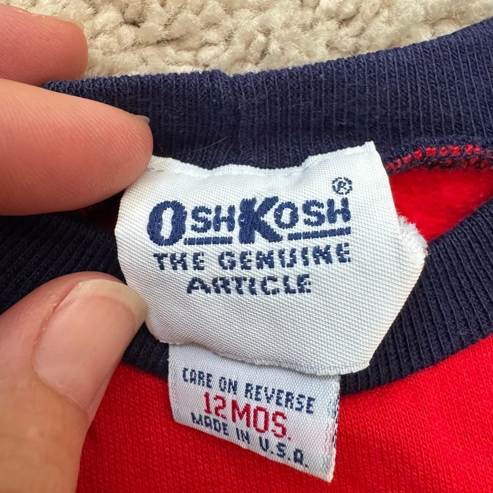 Vintage 90s Oshkosh toddler/kids sweater